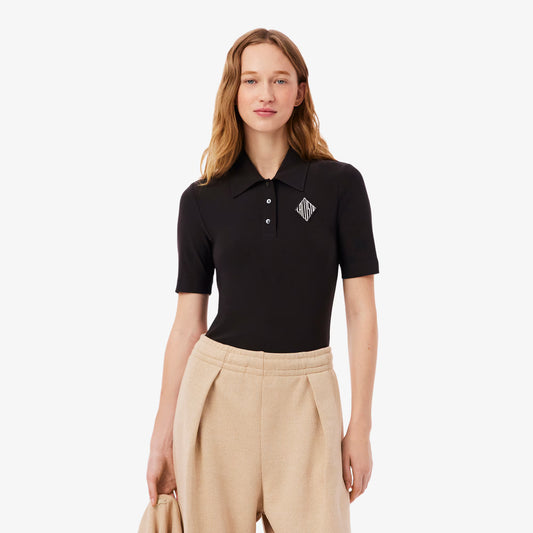 Slim Fit Embroidered Polo Shirt