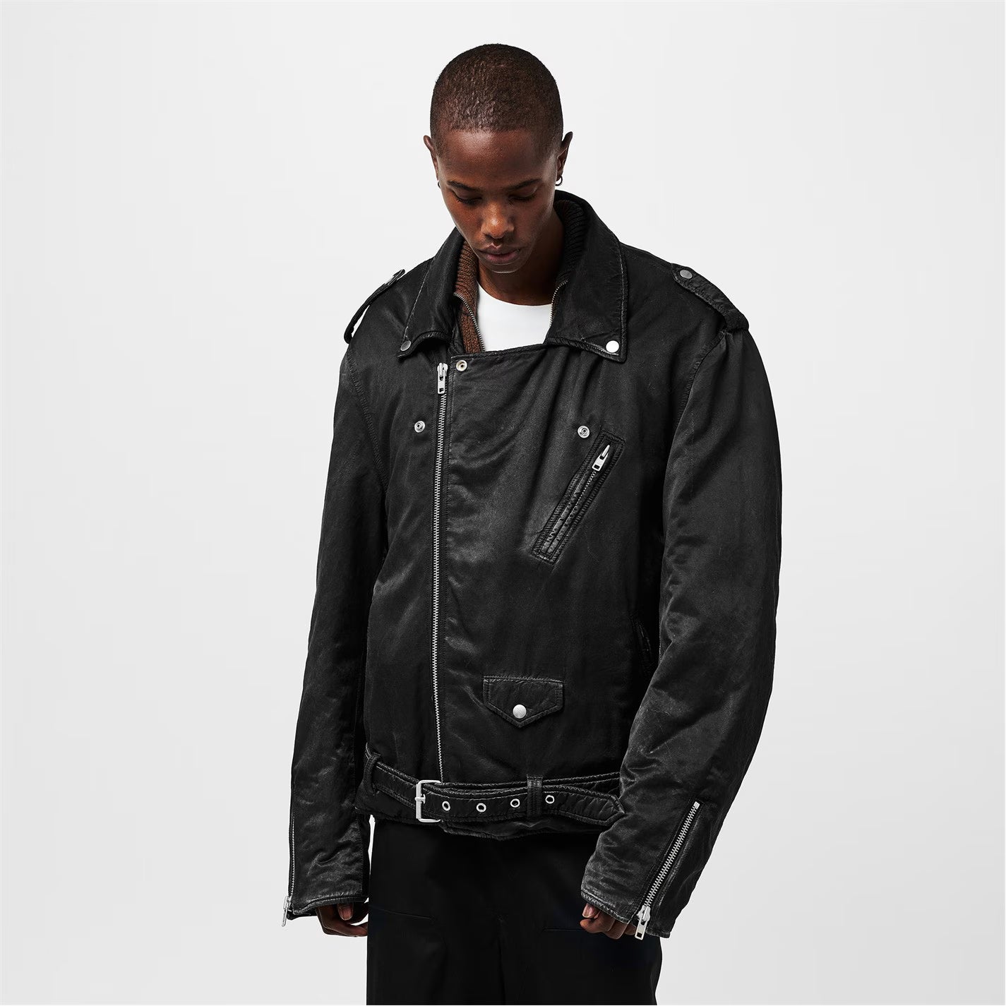 Men's Biker Bomber Jacket