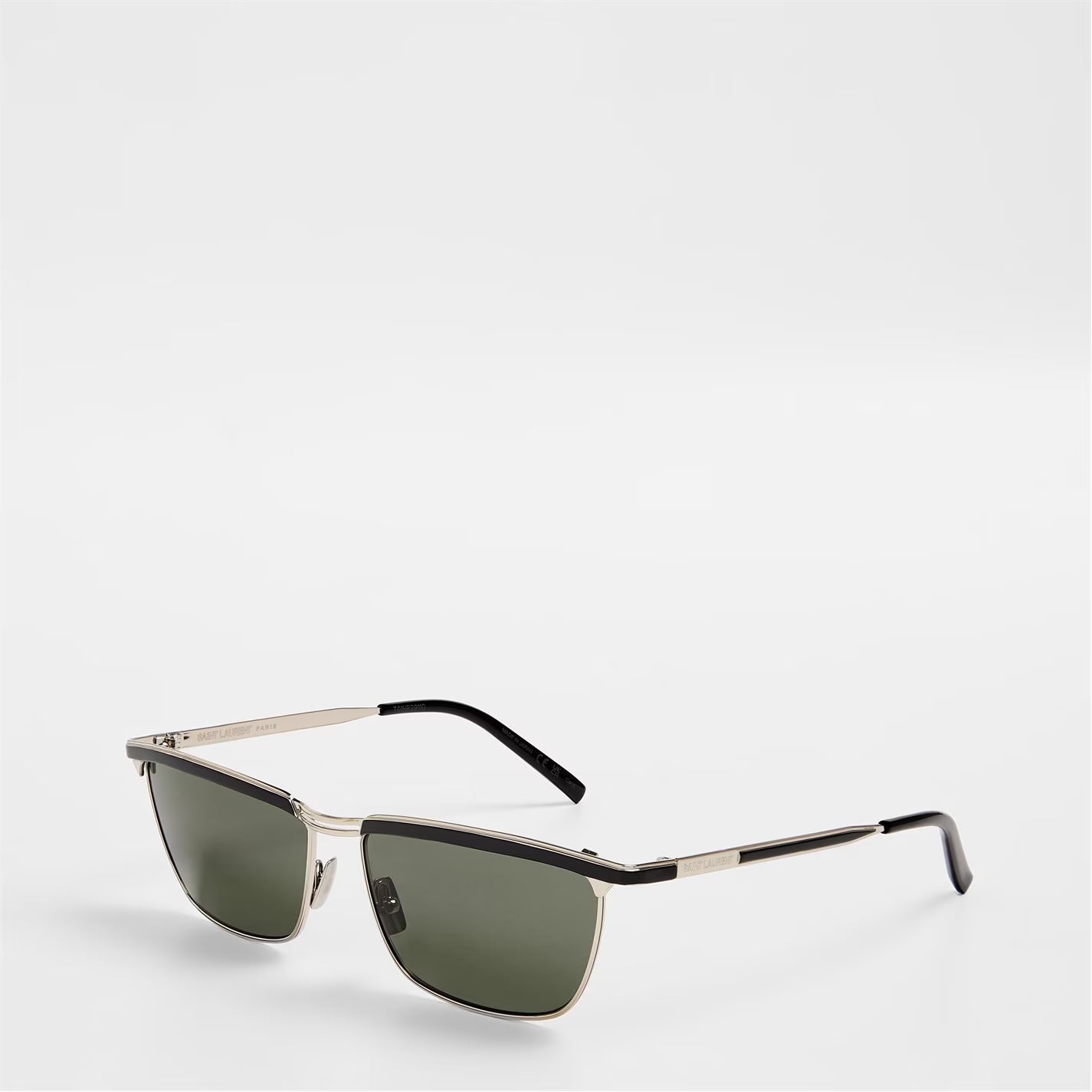 SAINT LAURENT Men's UV Protection Rectangle Sunglasses