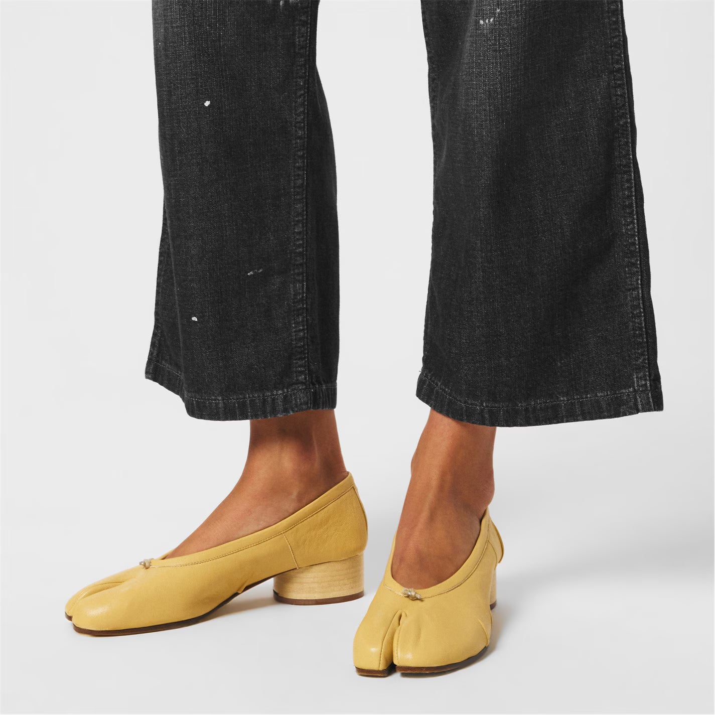 Tabi Ballet Court Heel Pumps