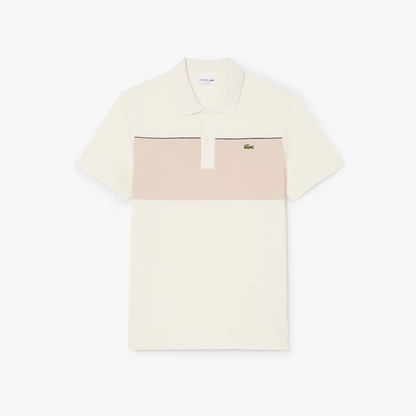 Regular Fit Colour-Block Piqu e9 Polo Shirt