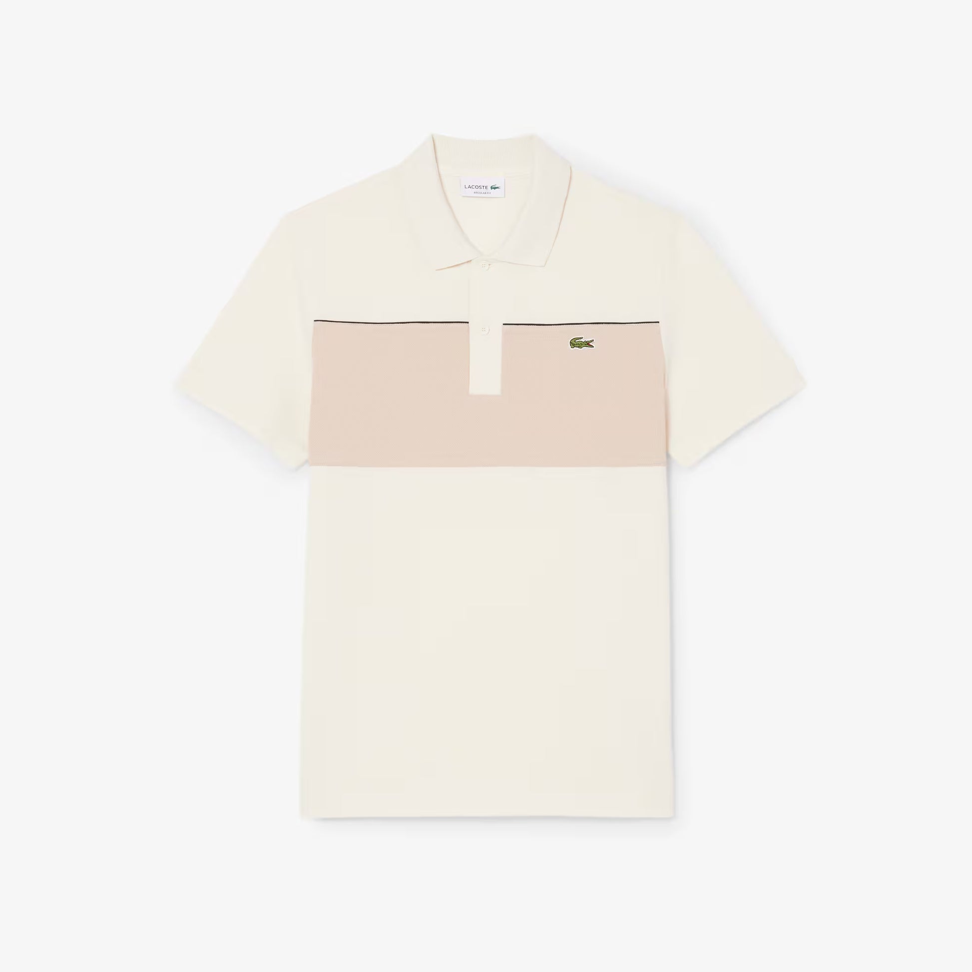 Regular Fit Colour-Block Piqu e9 Polo Shirt