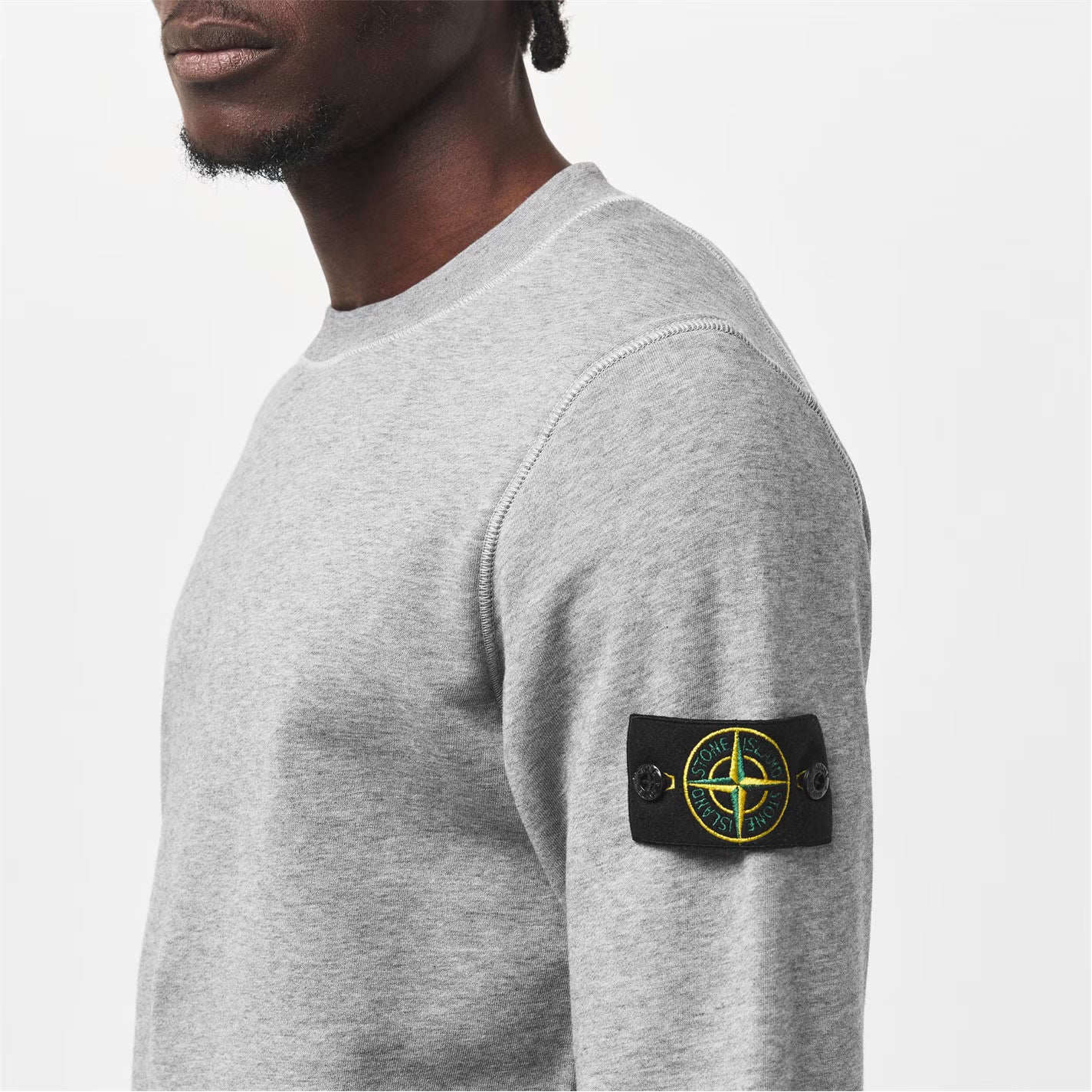 Men's Logo Lightweight Cotton Fleece Jumper