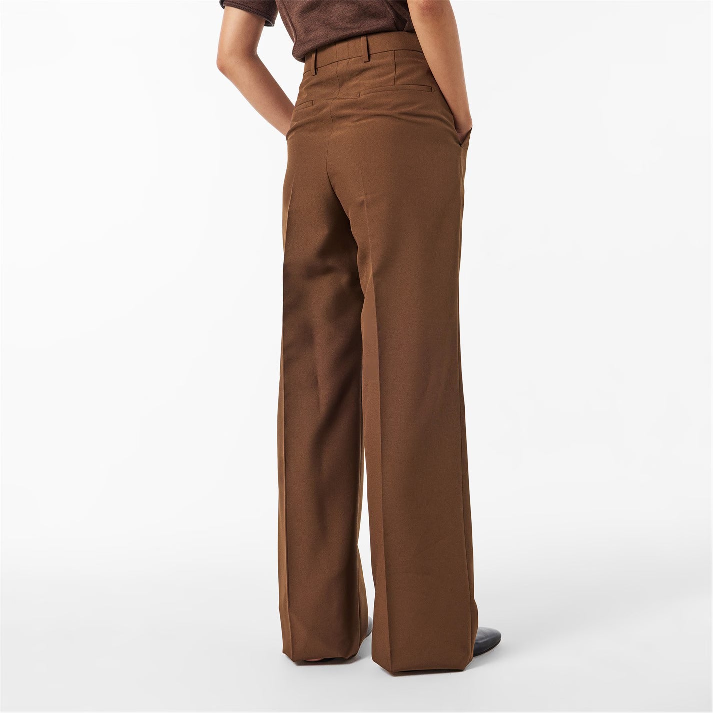 GUCCI Women's High Rise Wide Leg Trousers