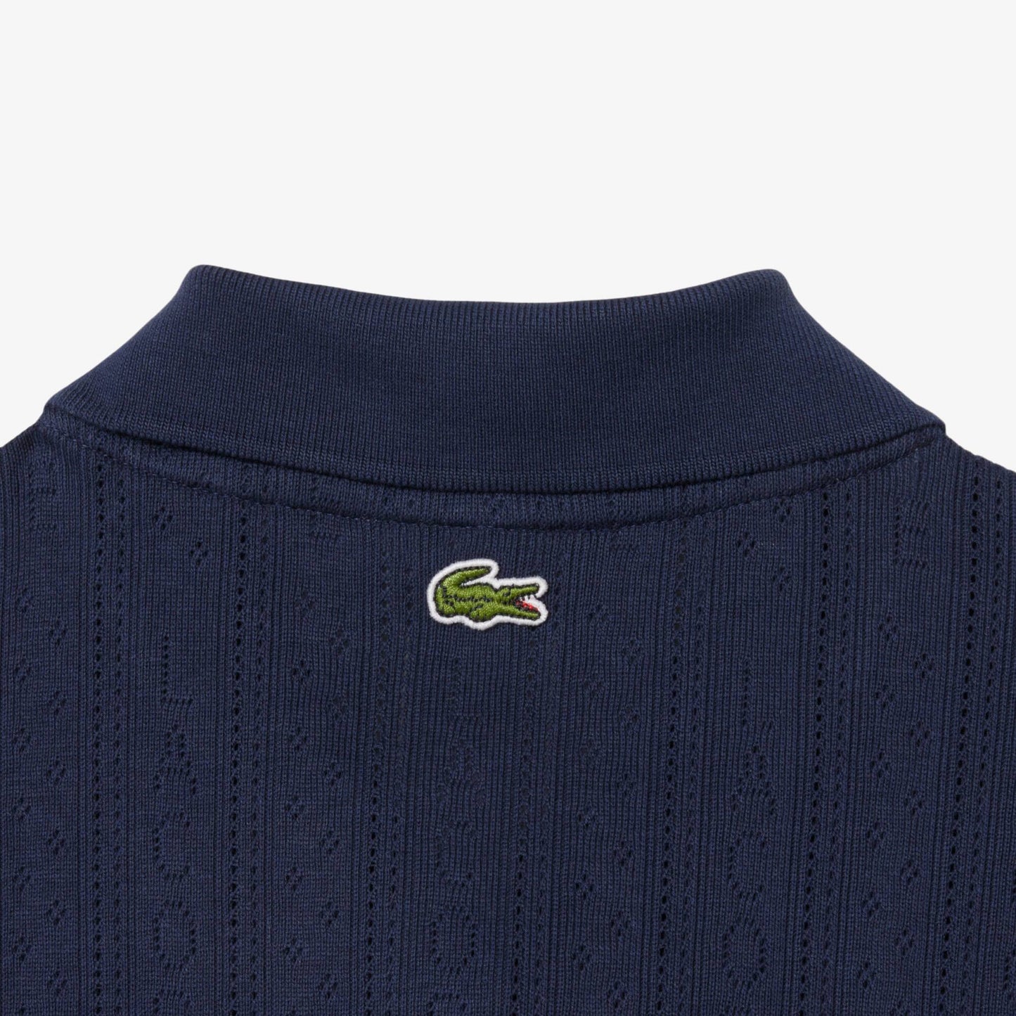 Slim Fit Pointelle Branded L.12.D Polo Shirt