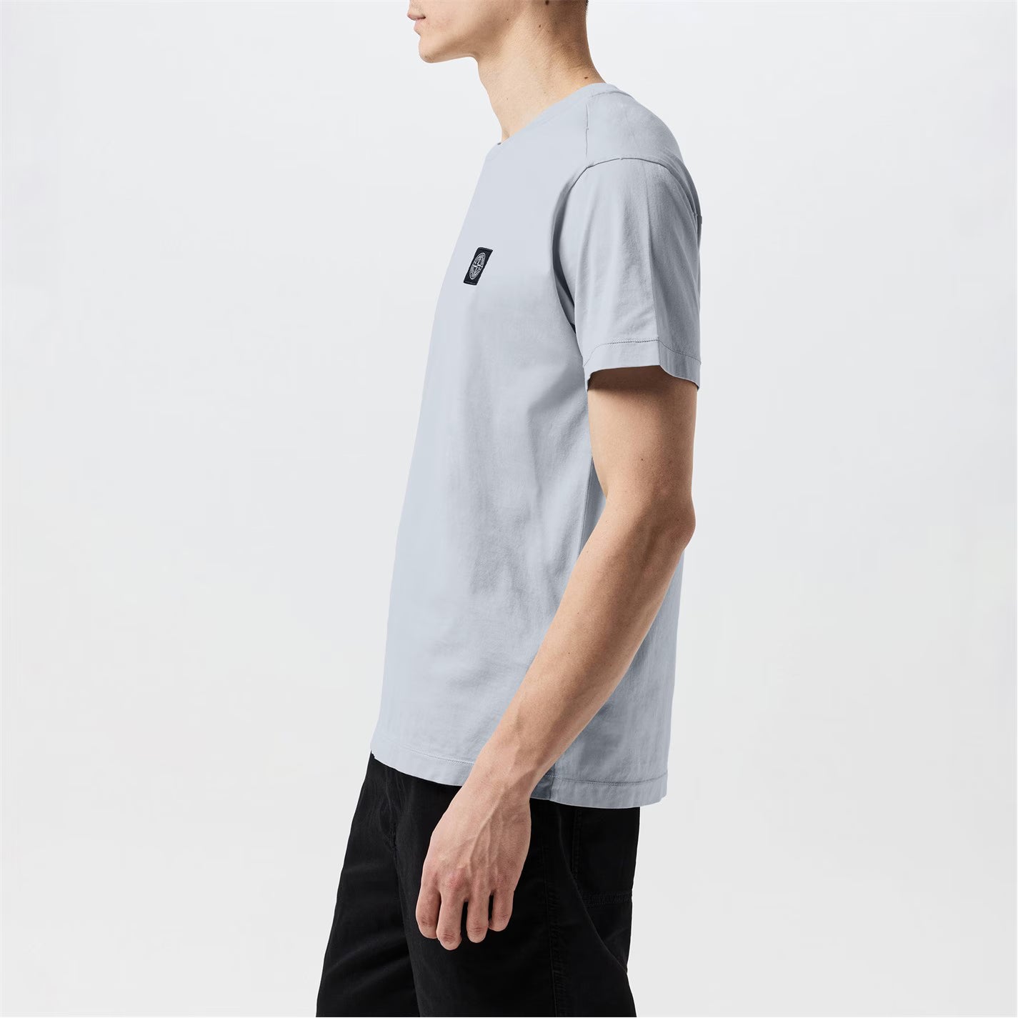 STONE ISLAND Men's Cotton Compass Logo Patch T-Shirt