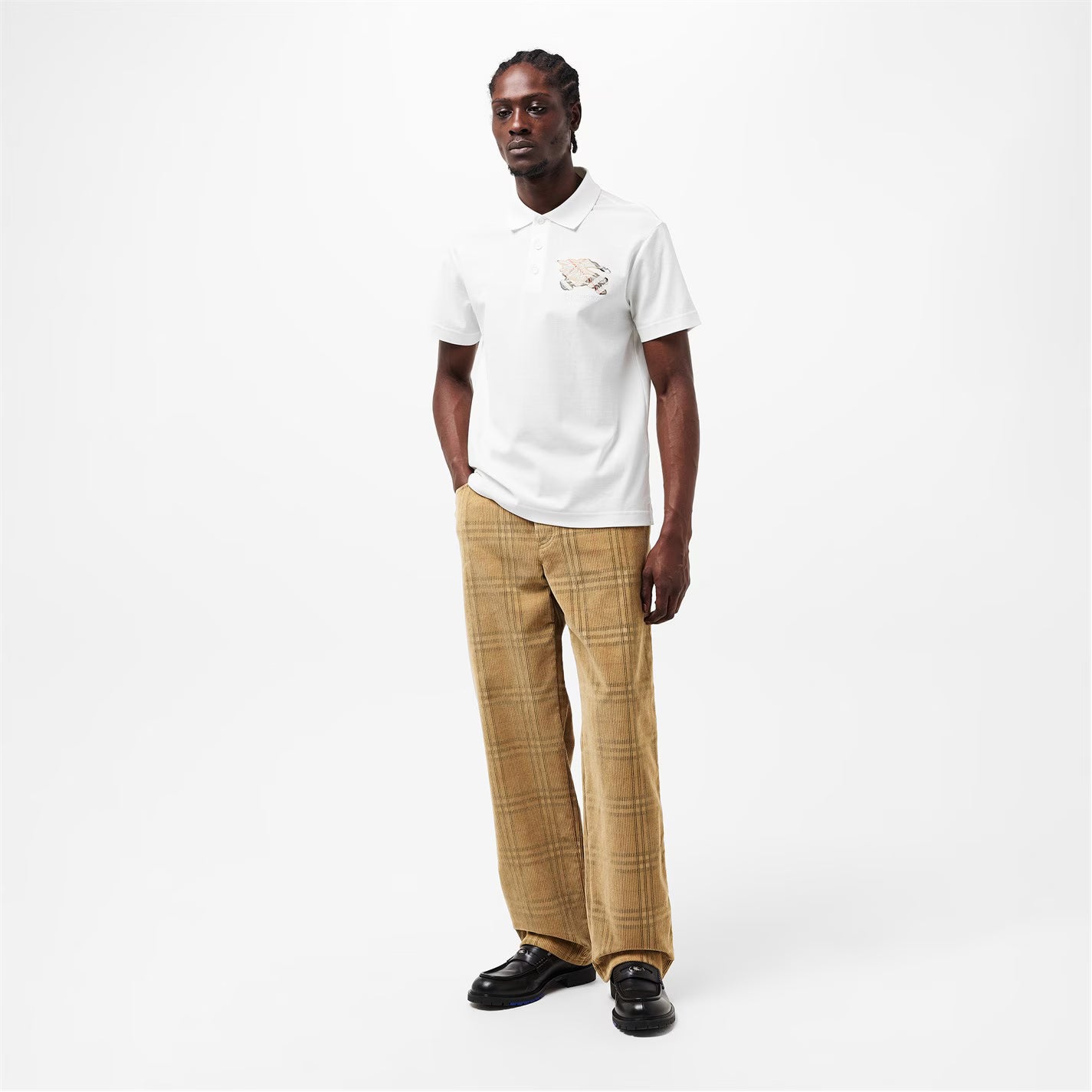 Men's Short Sleeve Tailored Fit Polo Shirt