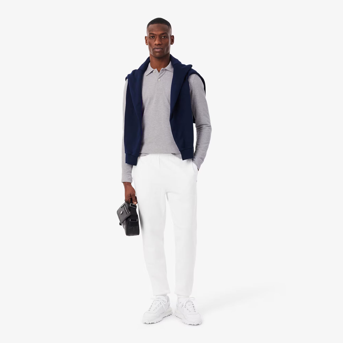 Classic Fit Long Sleeved L.12.12 Polo Shirt