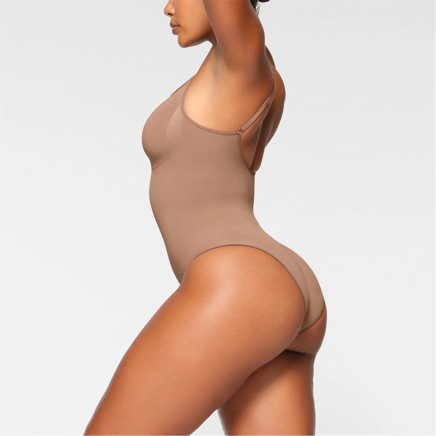 Womens Seamless Sculpt Brief Bodysuit