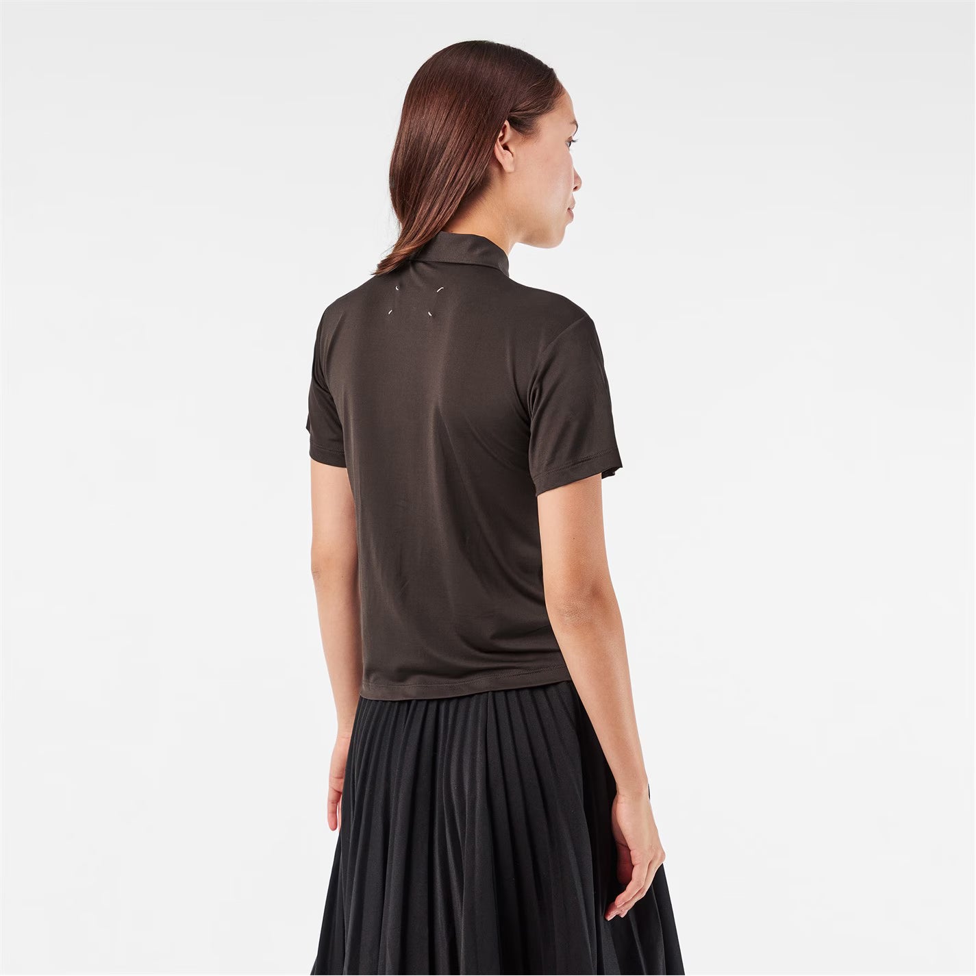 Women's Short-Sleeve Plain Shirt