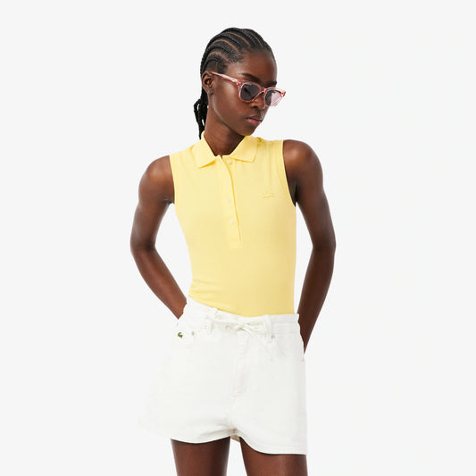Slim Fit L.12.D Sleeveless Stretch Polo Shirt