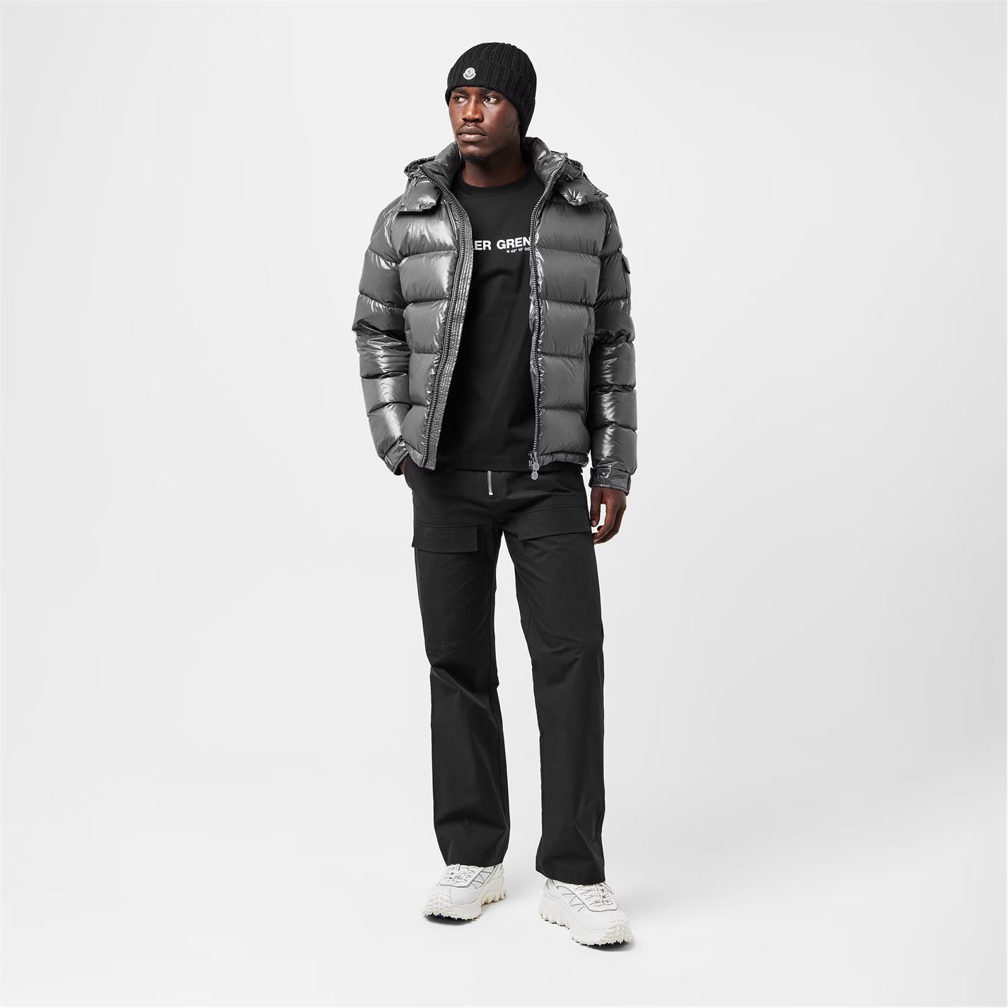 MONCLER Men's Maya Waterproof Down Detachable Hood Short Puffer Jacket
