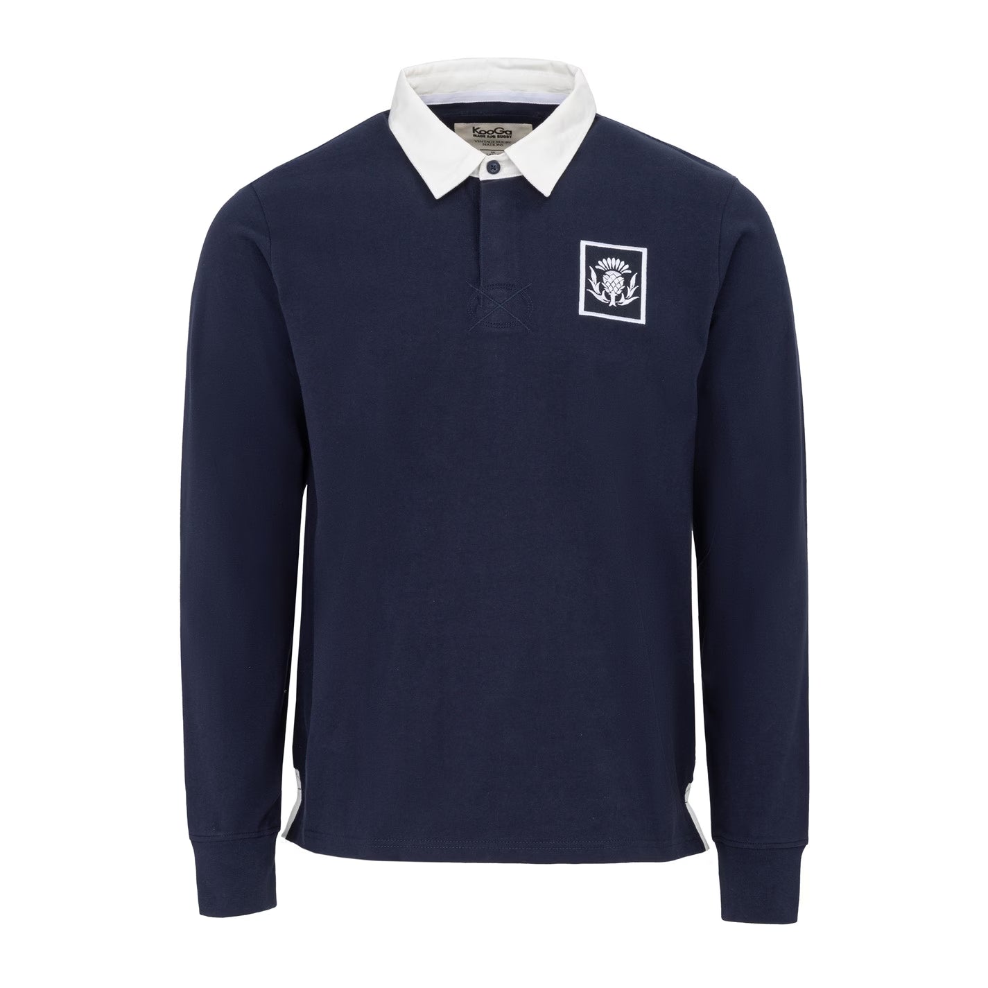 KooGa Vintage Long Sleeve Rugby Shirt Mens