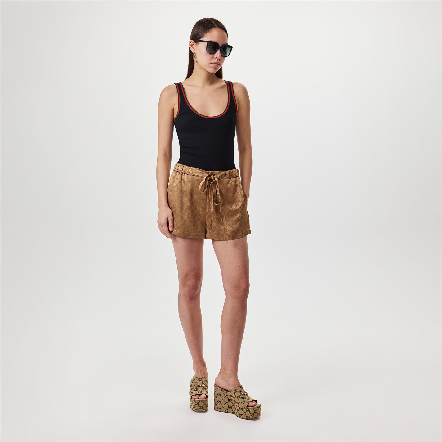 GUCCI GG Silk Shorts