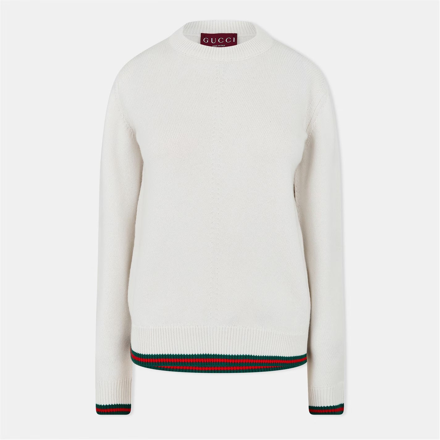 GUCCI Wool & Cashmere Jumper With Web