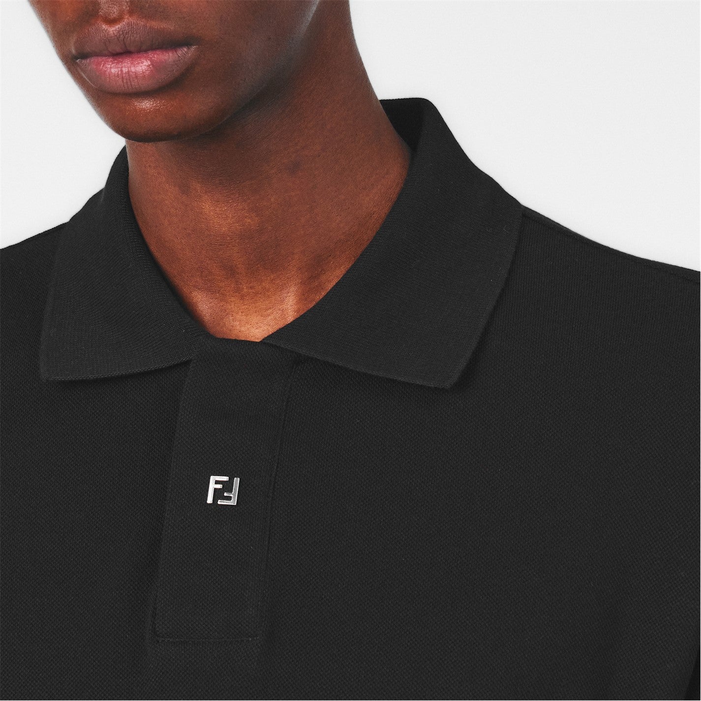 FENDI Men's Short Sleeve Polo Shirt