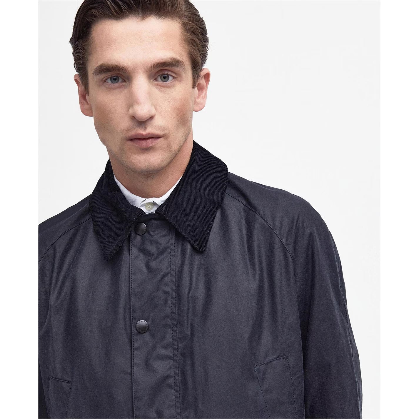 Mens Ashby Water Resistant Windproof Long Sleeve Wax Jacket