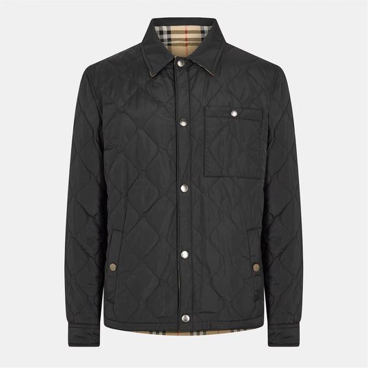 Men's Brighton Reversible Water Resistant Long Sleeve Quilted Jacket
