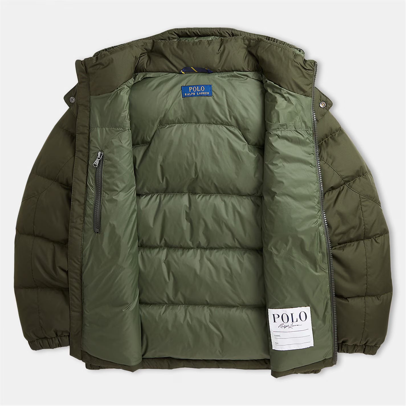 Kids' Duck Down Hooded Long Sleeve Short Puffer Jacket
