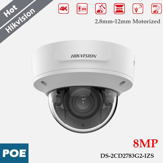 Hikvision AcuSense 8mp Survillance Camera DS-2CD2783G2-IZS Motorized Varifocal - Interactive Group