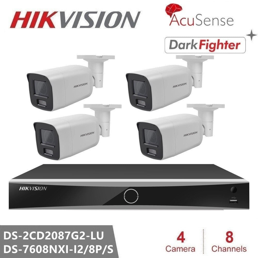 Hikvision CCTV Kit 4K 8CH 8MP Security Kit ColorVu System - Interactive Group