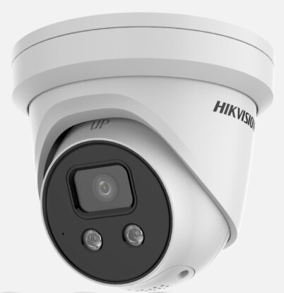Hikvision 4MP POE IP Camera H.265+ Active Strobe Light and Audio Alarm Warning - Interactive Group