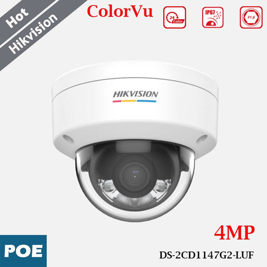Hikvision POE IP Camera Dome CMOS 4MP Colorful Image Day/Night Security CCTV - Interactive Group
