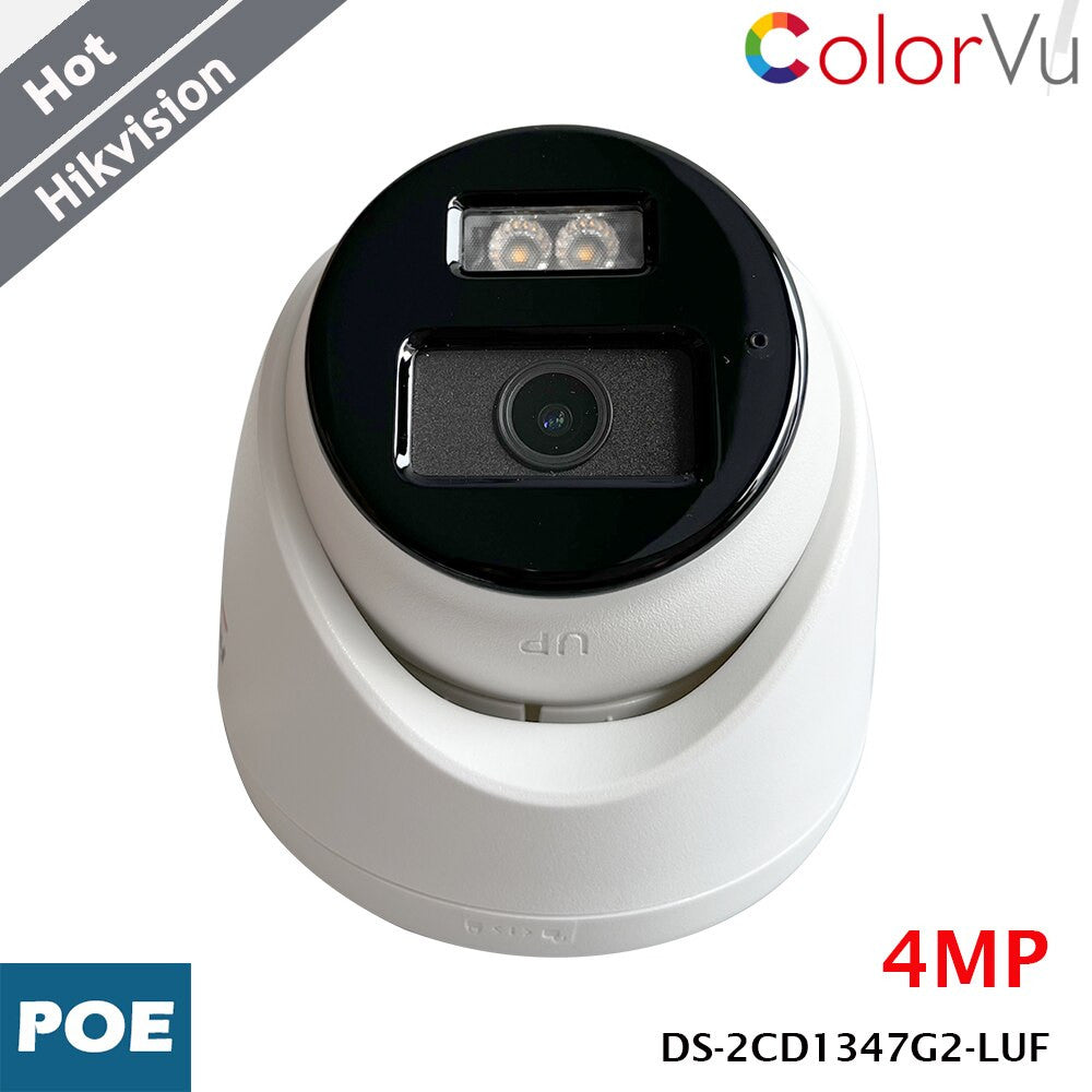 Hikvision DS-2CD1347G2-LUF 4MP ColorVu MD 2.0 Security Camera POE H.265+ - Interactive Group