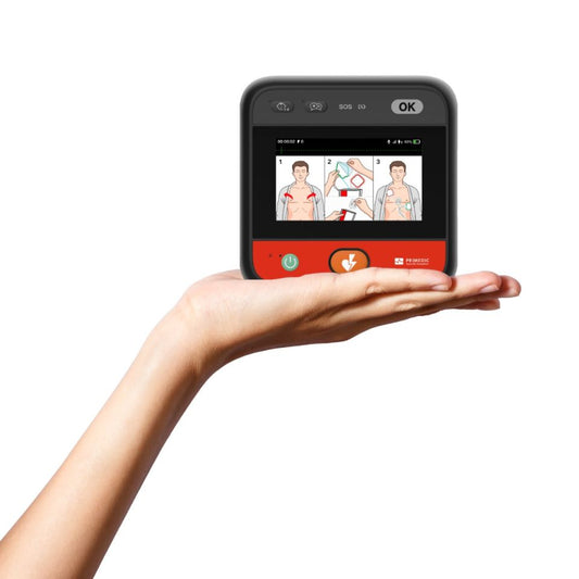 HeartSave myPAD Connect Semi-Automatic AED with LCD Display & LTE