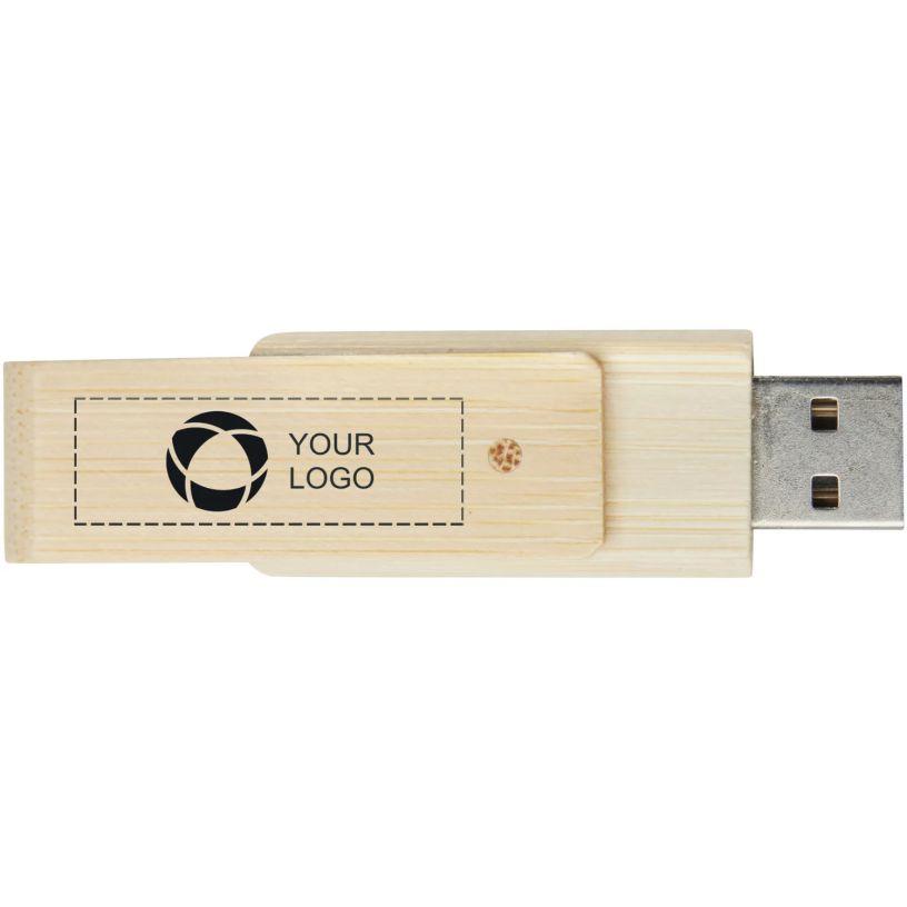Rotate Bamboo USB Flash Drive – 16 GB