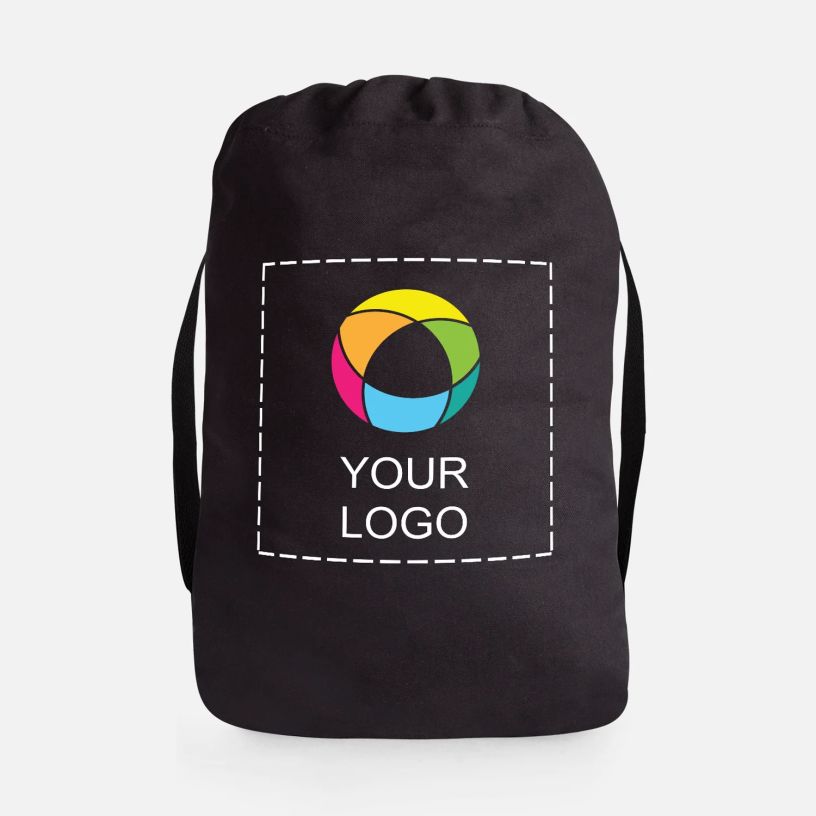 Promotional cotton drawstring bag