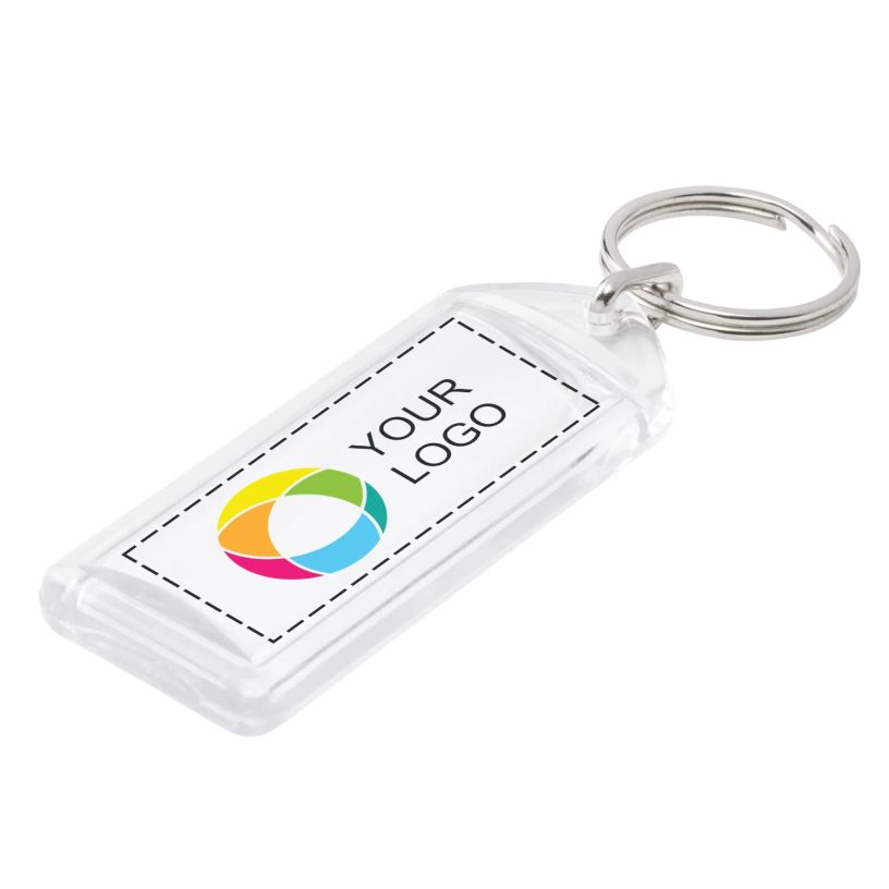 Convex Keyring Full Colour Insert Print