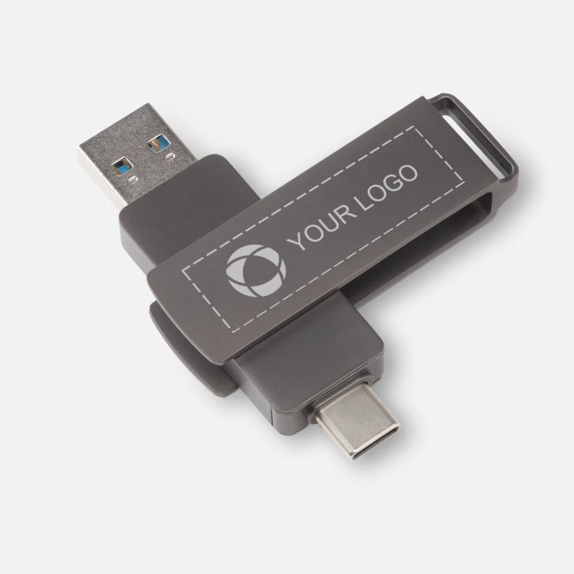 Swivel Dual-Port USB Stick – 32 GB