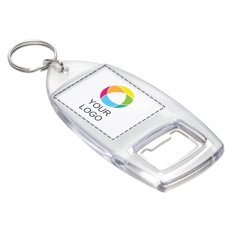Bottle Opener Keyring Full Colour Insert Print