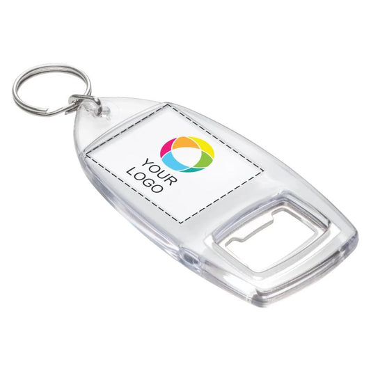 Bottle Opener Keyring Full Colour Insert Print