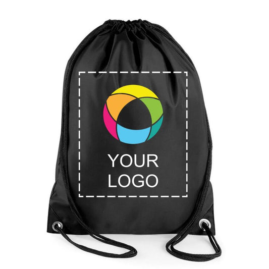 BagBase® Water-Resistant Drawstring Bag – 11 L