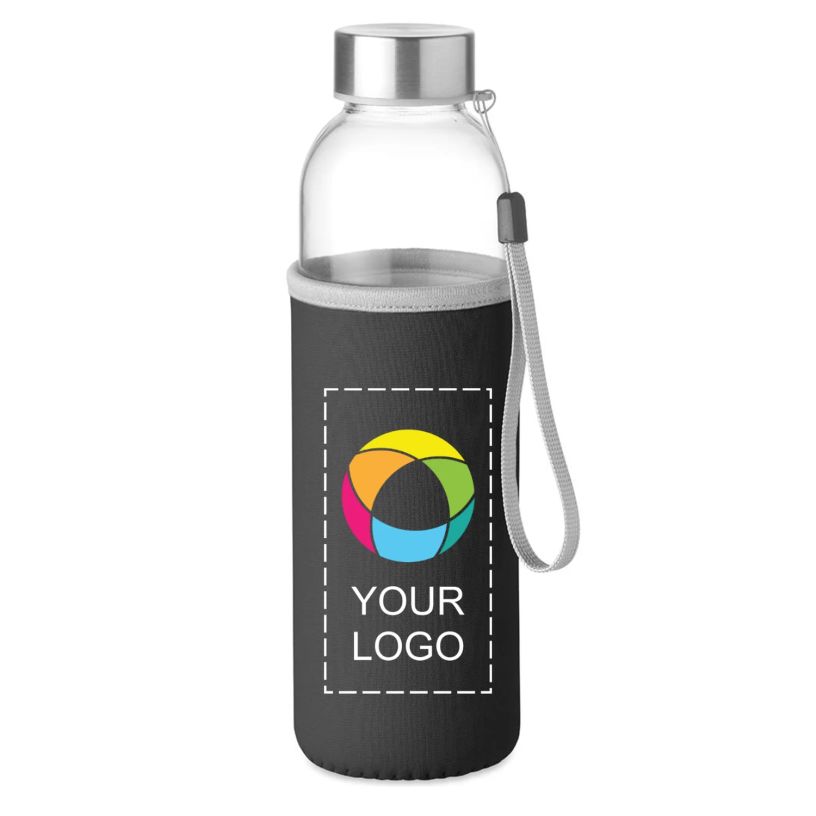 Utah Glass Bottle with Pouch – 500 ml