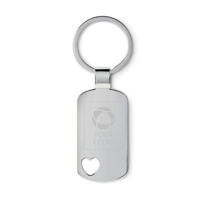 Corazon Keyring, Laser Engraved