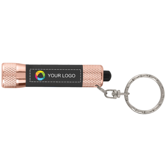 Full-Colour Soft-Touch LED Torch with Keyring