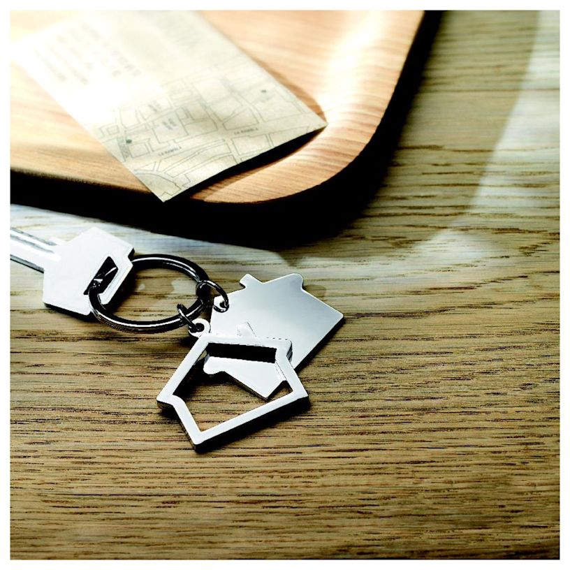 Sniper House-Shaped Key Ring
