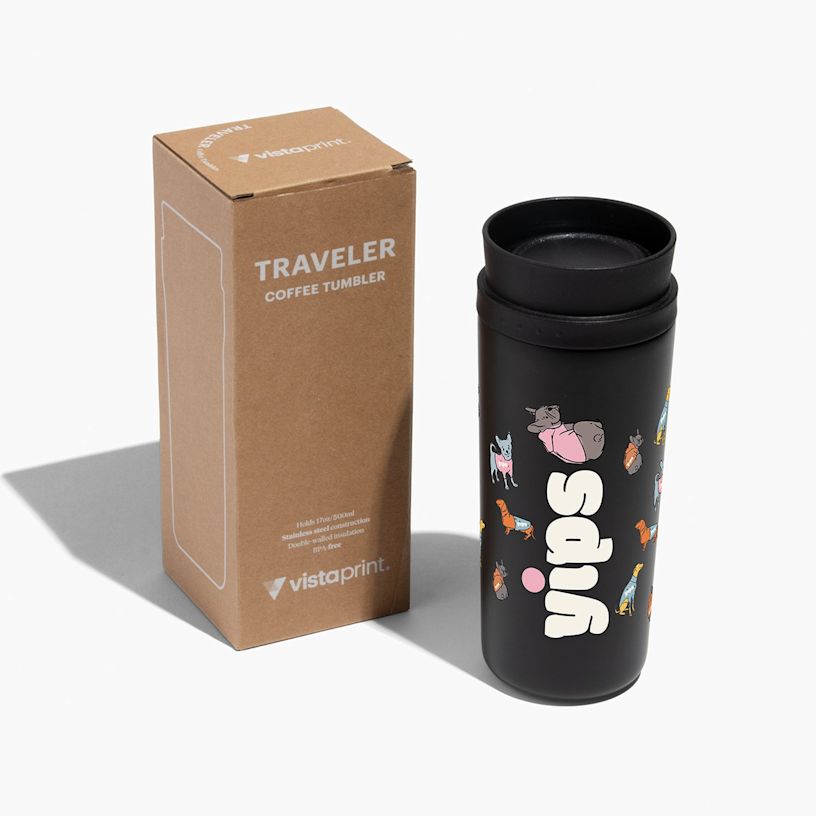 VistaPrint® Traveller Coffee Tumbler – 500 ml