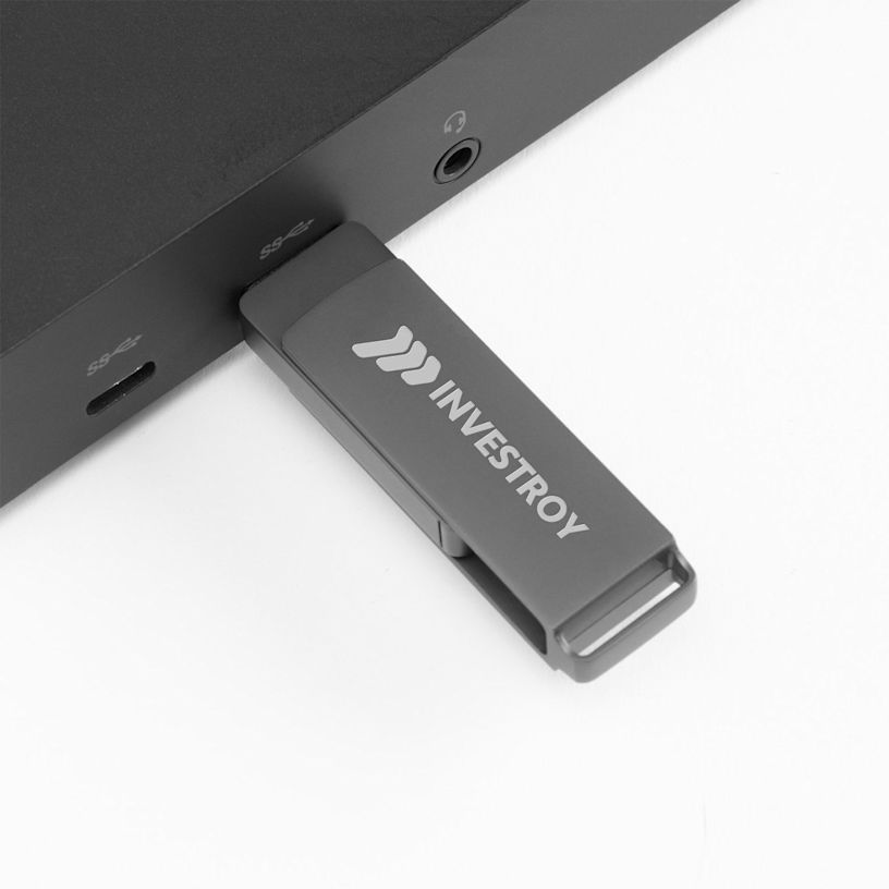 Swivel Dual-Port USB Stick – 32 GB