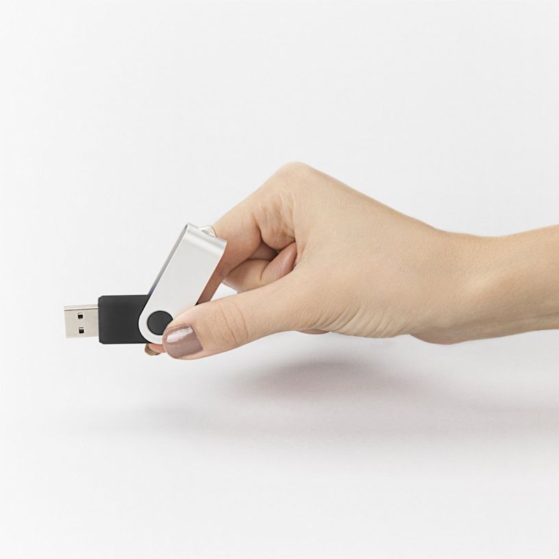 Bullet™ Rotate Basic USB 32GB Laser Engraved