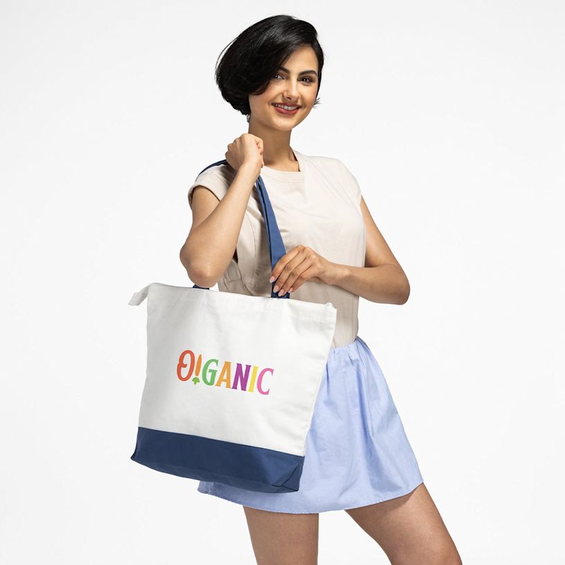 VistaPrint® Large Zipped Tote Bag – 34 x 47 cm