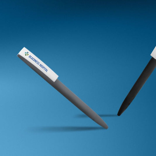 Twist-Action Rubberised Ballpoint Pen