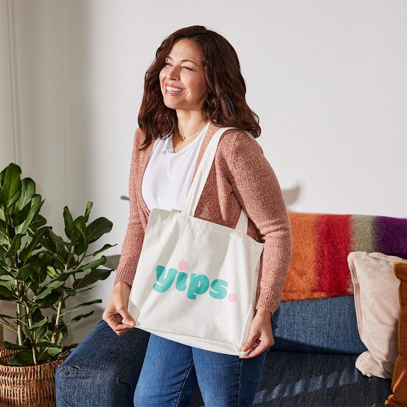 VistaPrint® Cotton Tote Bag – 34 cm H x 34 cm W