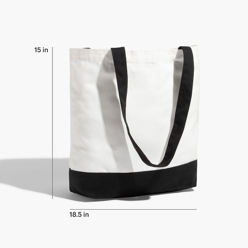 VistaPrint® Large Cotton Tote Bag – 38.1 cm H x 47 cm W