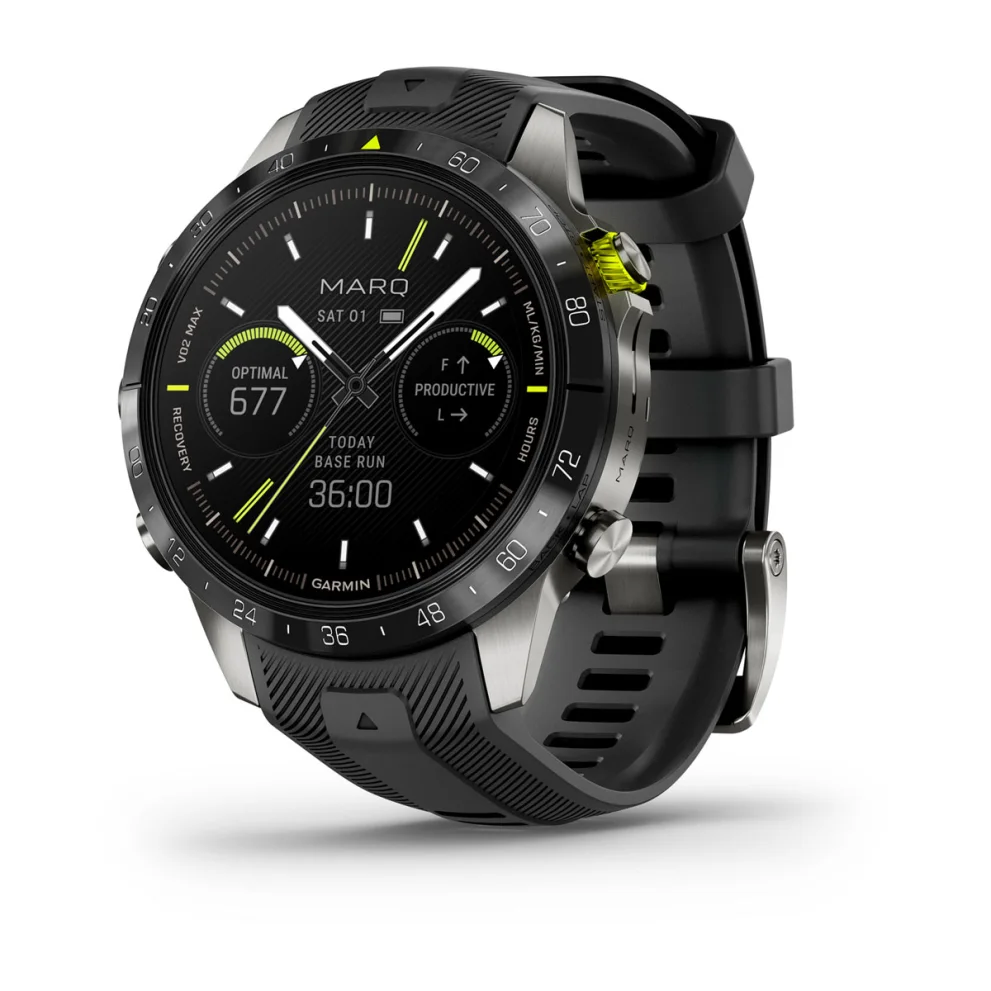 Garmin MARQ Athlete (Gen 2) – 46 mm Titanium, AMOLED Touchscreen, Performance Edition