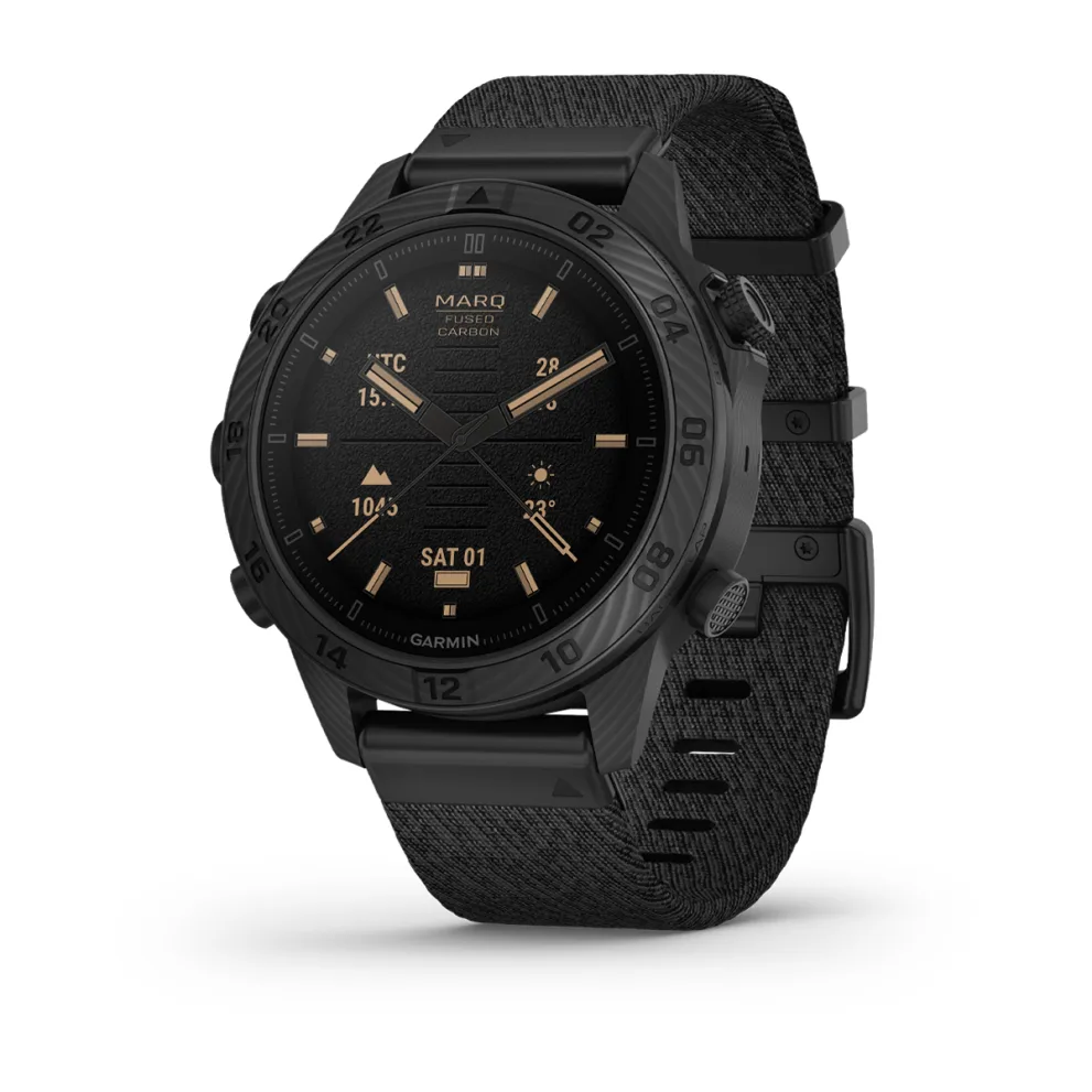 Garmin MARQ Commander (Gen 2) Carbon Edition – 46 mm Carbon Fibre, AMOLED Touch, Tactical Masterpiece