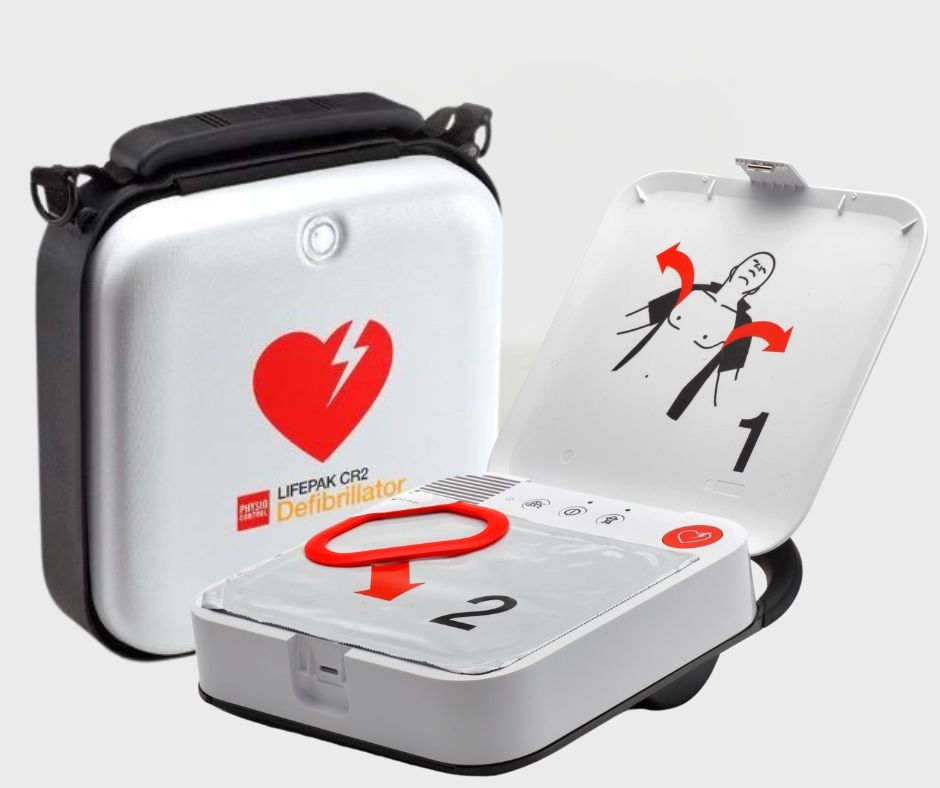 LIFEPAK CR2 Semi-Automatic Defibrillator with Wi-Fi and Carry Bag ...